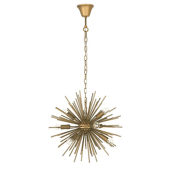 riess-ambiente Hängeleuchte SUNLIGHT 50cm matt gold, günstig online kaufen
