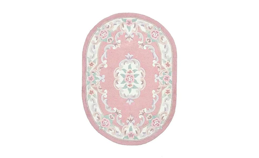 THEKO Teppich "Ming" oval 14 mm Höhe hochwertiges Acrylgarn, ideal im Wohnz günstig online kaufen