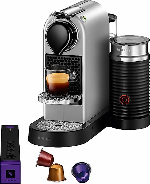 Nespresso Kapselmaschine "XN761B CitiZ & Milk von Krups" inkl. Aeroccino Mi günstig online kaufen
