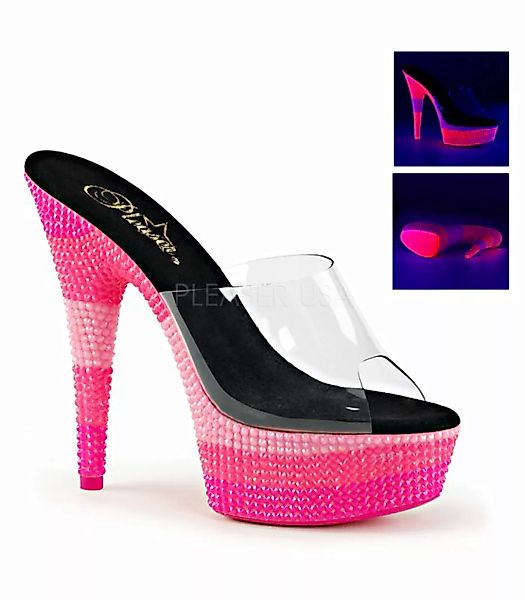 Plateau Pantolette DELIGHT-601UVS - Neon Pink (Schuhgröße: EUR 37) günstig online kaufen