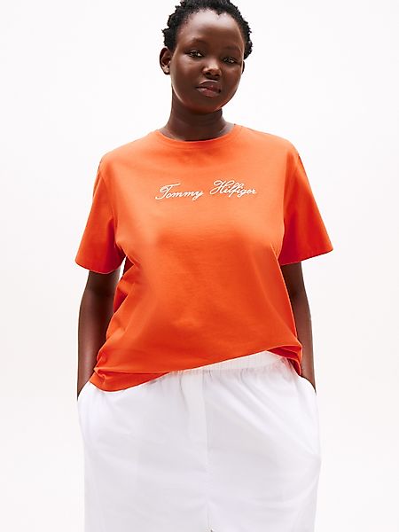 Tommy Hilfiger Curve T-Shirt CRV SCRIPT günstig online kaufen