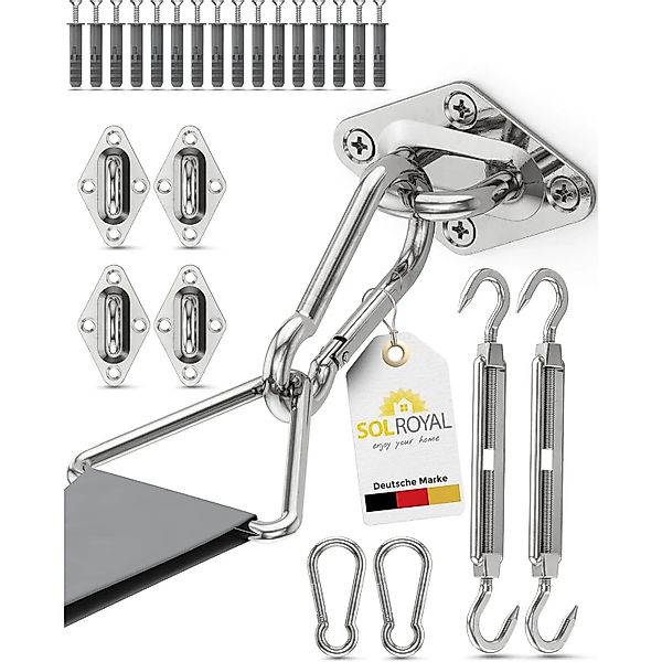 Sol Royal SolVision Befestigungsset für Sonnensegel M8 günstig online kaufen