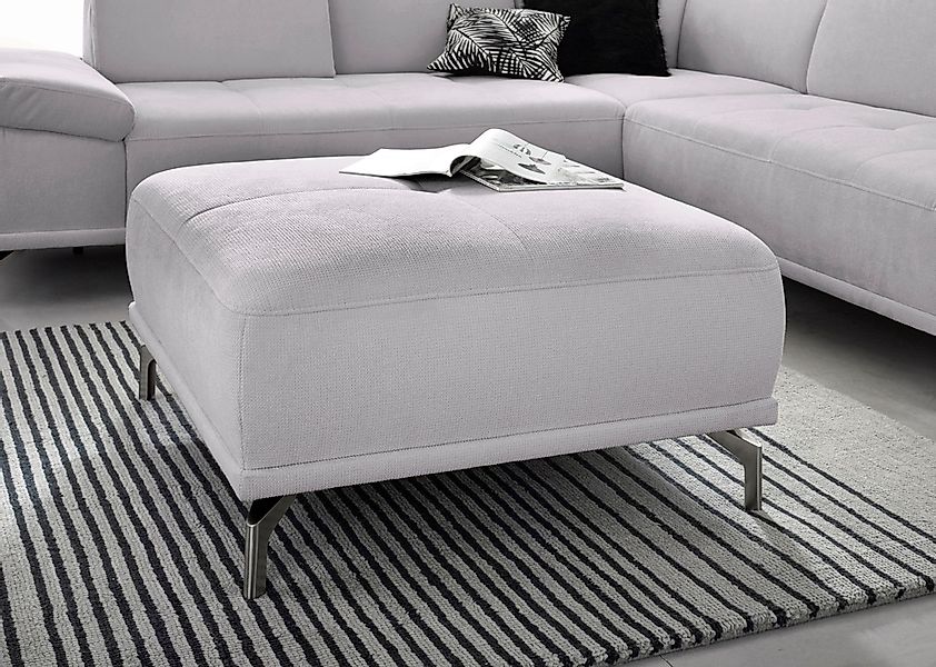 Places of Style Polsterhocker "Caluna", moderner Sitzhocker in hochwertiger günstig online kaufen