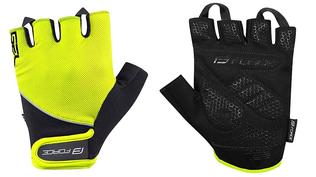 FORCE Fahrradhandschuhe Handschuhe FORCE GEL schwarz günstig online kaufen