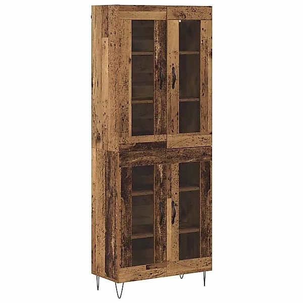vidaXL Highboard Altholz 69,5 x 34 x 180 cm Holzwerkstoff 3403174 günstig online kaufen
