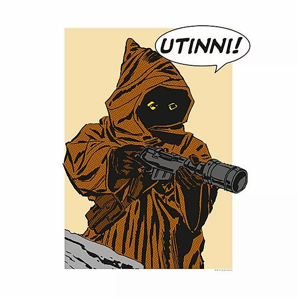 Komar Poster Star Wars Classic Comic Quote Java Star Wars B/L: ca. 30x40 cm günstig online kaufen