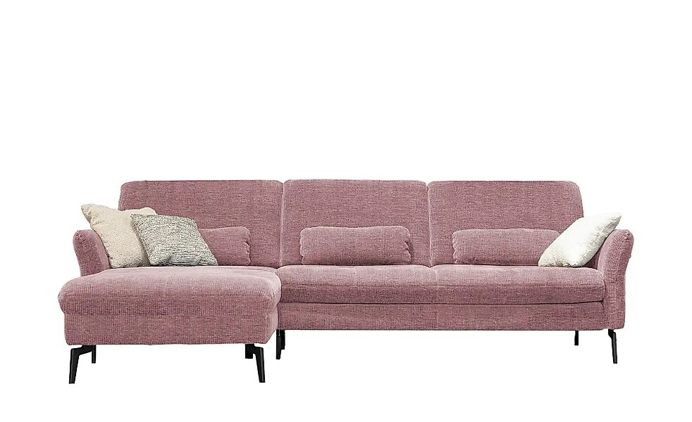 meinSofa Ecksofa Cord DANTE ¦ rosa/pink ¦ Maße (cm): B: 280 H: 91 T: 179 Po günstig online kaufen