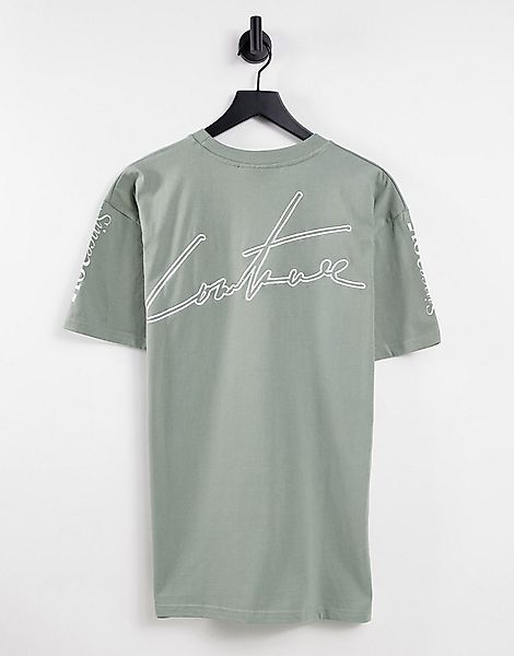 The Couture Club – Heritage – T-Shirt in Khaki-Grün günstig online kaufen