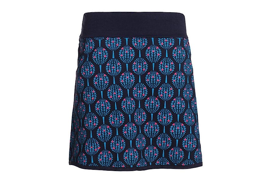 Vishes Minirock Damen Mini-Rock Baumwolle Blumen-Muster elastischer Bund mi günstig online kaufen