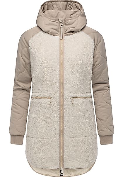 Ragwear Fellimitatmantel Longeddy Kuscheliger Plüschmantel mit günstig online kaufen
