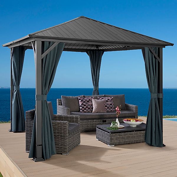 KONIFERA Pavillon Samos, BxT: 300x300 cm, günstig online kaufen
