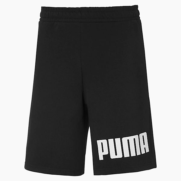 PUMA Branded Terry Herren Sweatshorts | Mit Aucun | Schwarz/Weiß | Größe: L günstig online kaufen