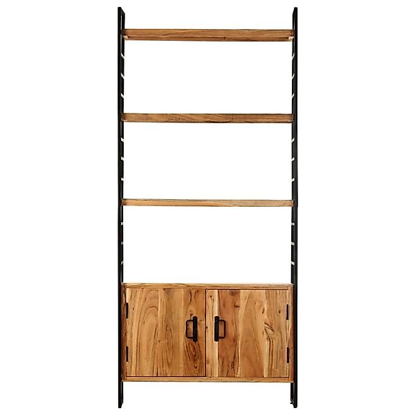 VidaXL Bücherregal 4 Ebenen 80x30x180 cm Massivholz Akazie günstig online kaufen