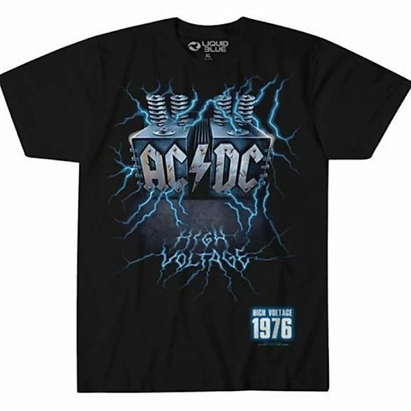 Liquid Blue T-Shirt AC/DC - Live Wire mit lizensiertem Print günstig online kaufen