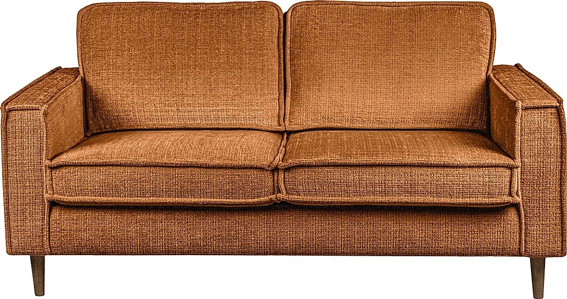 Home affaire 2-Sitzer "Pinto Skandi, 166 cm, Chenille, Struktur" mit Keder, günstig online kaufen