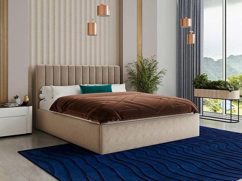 Sofnet Polsterbett Ovo (mit Bettkasten und Lattenrost), Doppelbett, Bett mi günstig online kaufen