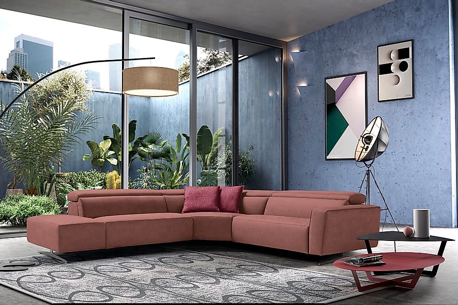 Egoitaliano Ecksofa "Stefanie-e, Designsofa der Extraklasse, bequem mit hoh günstig online kaufen