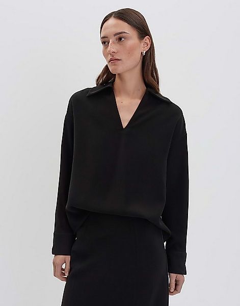 someday Shirtbluse ZOFIRA Loose Shirtbluse mit Johnnykragen weite Passform, günstig online kaufen