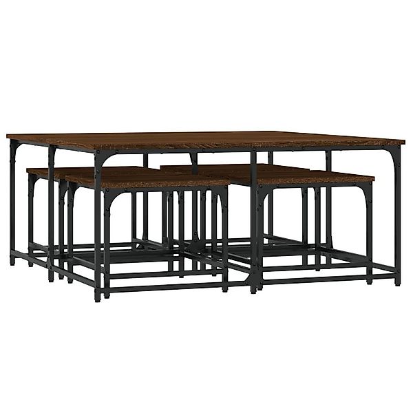 vidaXL Couchtisch Satztische 5 Stk. Braun günstig online kaufen