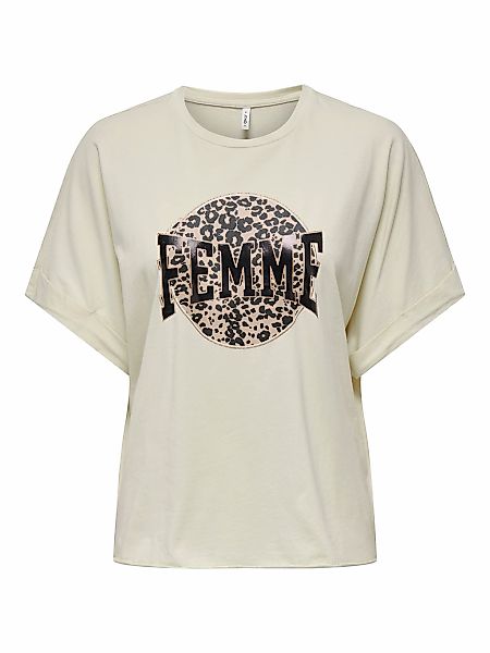 ONLY Kurzarmshirt ONLLUCY LIFE S/S LEO günstig online kaufen