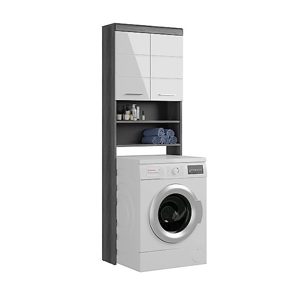ebuy24 Badezimmerspiegelschrank Scout Badschrank über der Waschmaschine 2 T günstig online kaufen