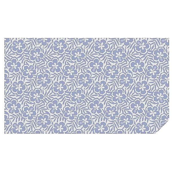 Tulup Fensterfolie Hibiskusblüten Fensterfolie Sichtschutz 200x116 cm Blau günstig online kaufen