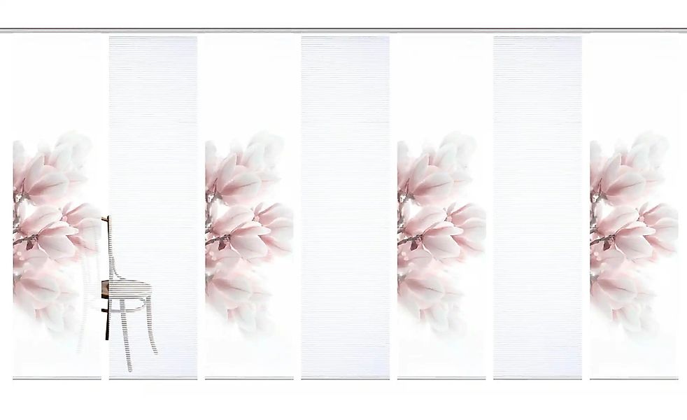 HOME in green Schiebevorhang   ¦ kupfer ¦ Synthetik ¦ Maße (cm): B: 60 H: 2 günstig online kaufen