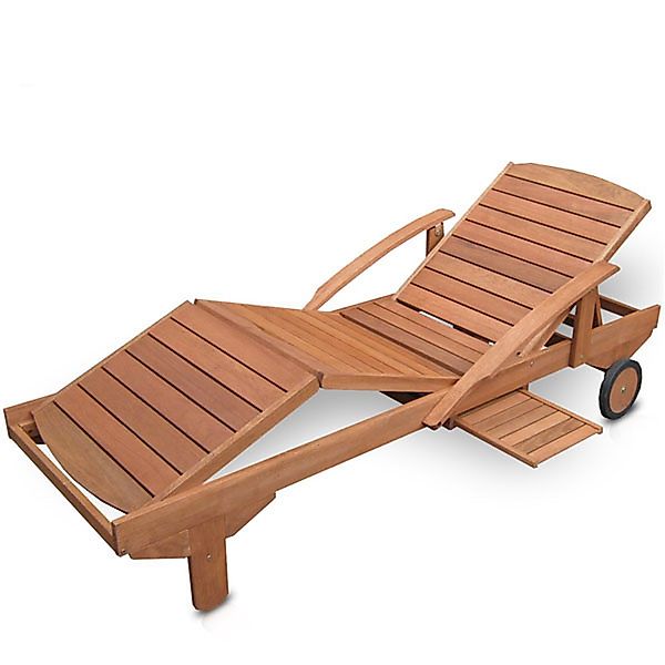 Hecht Gartenliege ERA Lounger, Meranti Holz, günstig online kaufen