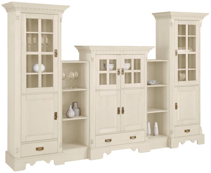 Home affaire Wohnwand "Milan" 5 Stk. tlg. aus massiver Kiefer, FSC zertifiz günstig online kaufen