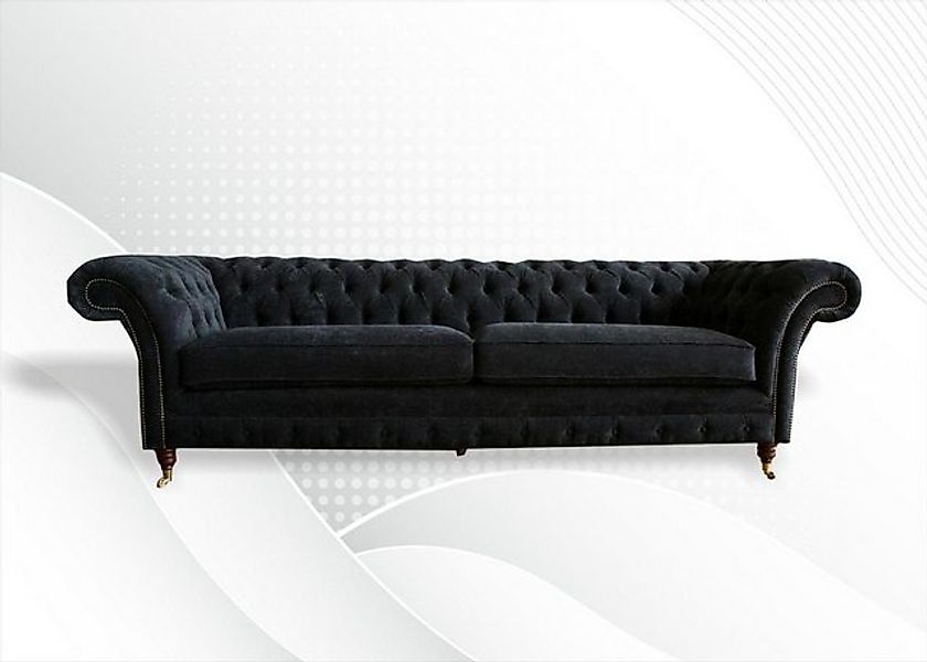 Xlmoebel Sofa Großes Sofa für vier Personen Chesterfield Polstermöbel Set a günstig online kaufen