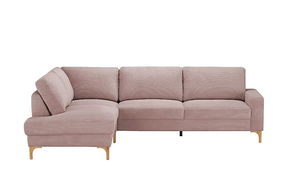 Gray & Jones Cord-Sofa  Capa ¦ rosa/pink ¦ Maße (cm): B: 276 H: 86 T: 200 P günstig online kaufen