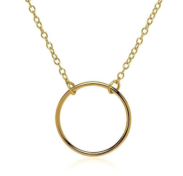 lanii Silberkette Kreiskette Sterlingsilber vergoldet günstig online kaufen