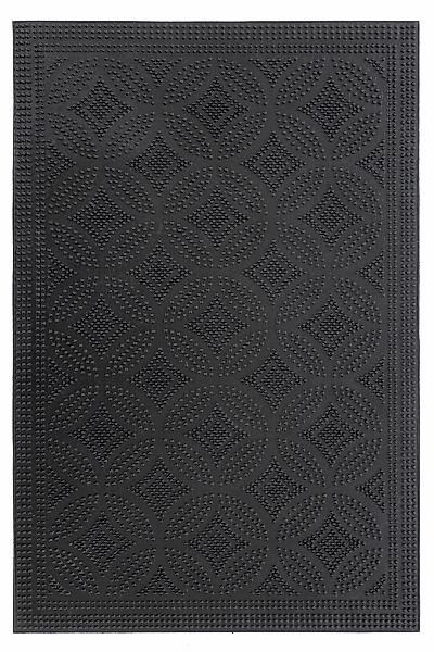 Kayoom Fußmatte "Elegant Entry 225" rechteckig 6 mm Höhe Türmatte, Gummi, E günstig online kaufen