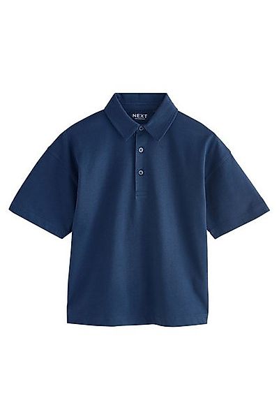 Next Poloshirt Kastiges Kurzarm-Poloshirt aus 100 % Baumwolle (1-tlg) günstig online kaufen