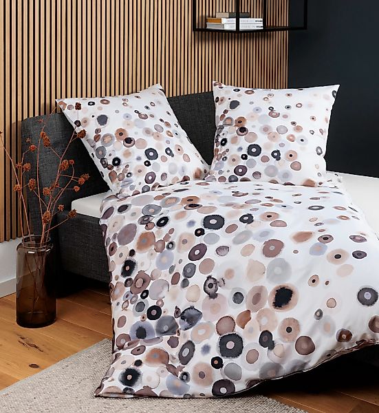 Janine Bettwäsche "modern art S 42166 07 155x220, 80x80" mit Reißverschluss günstig online kaufen