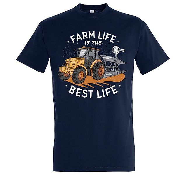 Youth Designz T-Shirt Farm Is The Best Life Herren Shirt mit lustigem Front günstig online kaufen