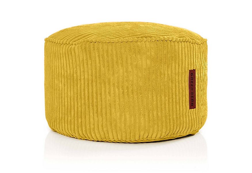 Green Bean Pouf Sitzsack-Hocker Pouf Cord 45x25cm (Indoor Sitzhocker Sitzki günstig online kaufen