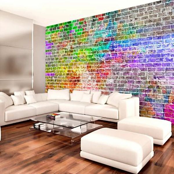 artgeist Fototapete Rainbow Wall mehrfarbig Gr. 200 x 140 günstig online kaufen