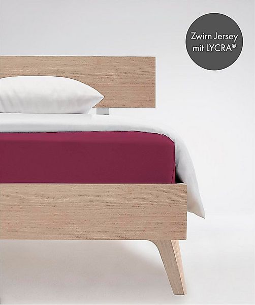 fleuresse Spannbettlaken Comfort, Jersey-Elasthan, Gummizug: rundum, (1 Stü günstig online kaufen