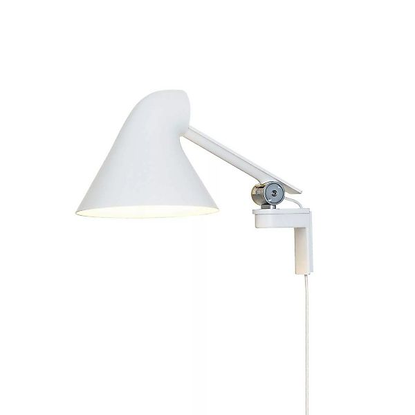 Louis Poulsen NJP LED-Wandlampe Arm kurz, weiß günstig online kaufen