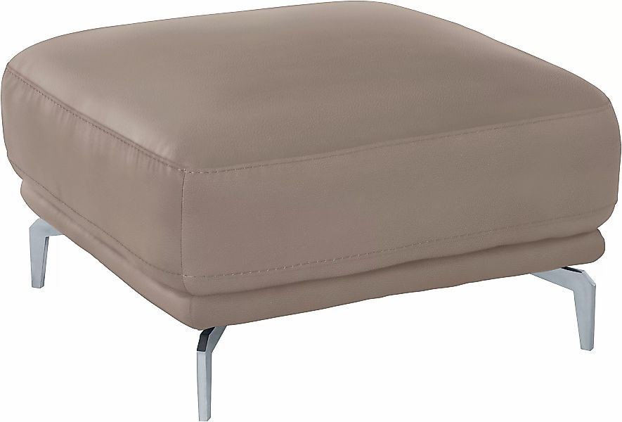 W.SCHILLIG Hocker "montanaa", mit Metallfüßen in Silber matt, Breite 71 cm günstig online kaufen