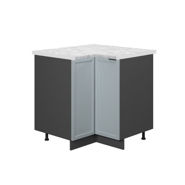 Vicco Eckunterschrank Fame-Line, Hellblau-grau/Anthrazit, 80.5 cm, günstig online kaufen
