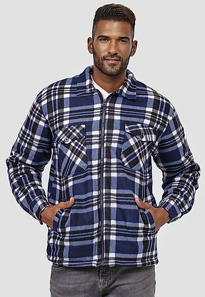 Egomaxx Blouson Fleece Holzfäller Kariert Gefüttert JOEY günstig online kaufen