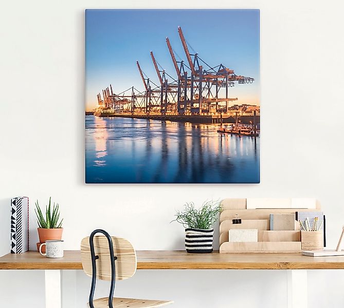 Artland Leinwandbild »Hamburg Container Terminals«, Deutschland, (1 St.), a günstig online kaufen