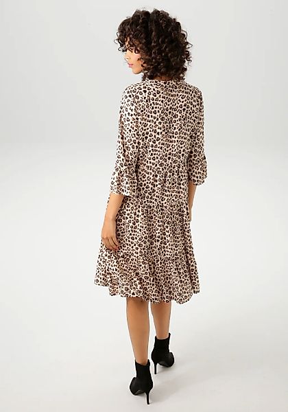 Aniston CASUAL Tunikakleid mit extravagantem Animal-Print günstig online kaufen