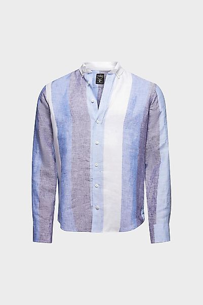 Leinenhemd mit Button Down Kragen Tailor Fit günstig online kaufen
