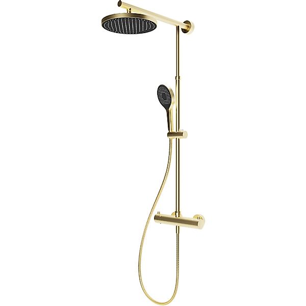 Schulte Duschsystem DuschMaster Rain Classic Goldoptik, matt günstig online kaufen