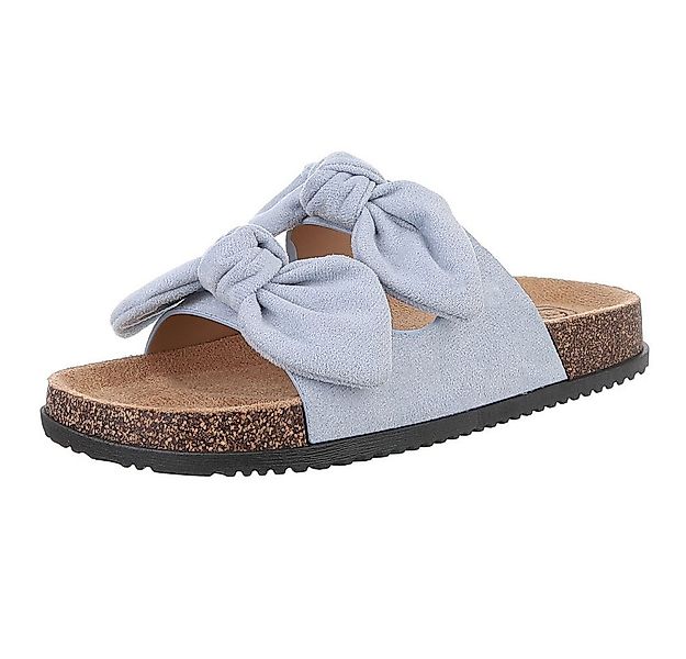 Ital-Design Bequeme Damen-Sandalen mit Bändern für den Sommer Pantolette (8 günstig online kaufen
