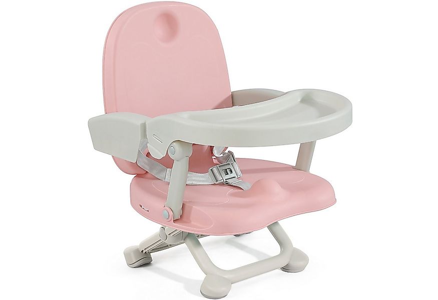 OUNUO Kinderstuhl Sitzerhöhung Baby Tragbar Stuhl Booster Sitz mit Tablett günstig online kaufen