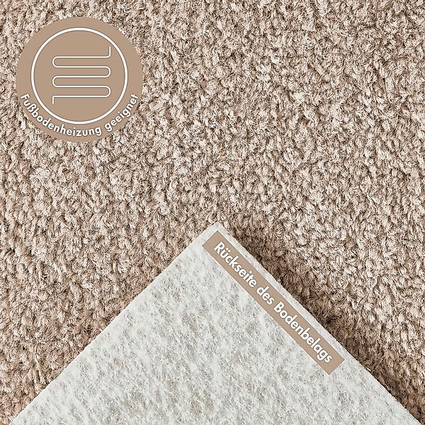 Andiamo Teppichboden »Ines, Kräuselvelours, Made in Netherlands«, rechtecki günstig online kaufen
